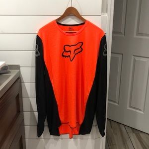 FOX RACING MENS 180 JERSEY SIZE XXL BLACK /ORANGE